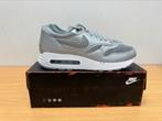 Nike Air Max 1 Metallic Silver Cool Grey 45,5 45.5 Nieuw, Overige kleuren, Nike, Nieuw, Ophalen of Verzenden