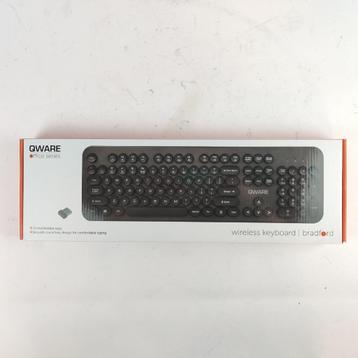 Qware Retro Toetsenbord Zwart NIEUW || nu voor maar €15.99 beschikbaar voor biedingen