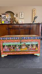 Handbeschilderde Indiase kist met Ganesha, Ophalen