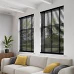 3x zwarte jaloezieën (shutters) 140cm breed, 160cm hoog, Huis en Inrichting, Ophalen, Zo goed als nieuw, 150 tot 200 cm
