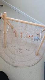 Babygym met Speelkleed: Houten Frame & Gehaakte Knuffels, Ophalen of Verzenden, Zo goed als nieuw, Babygym