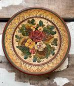 Antiek Deruta wandbord met bloemen, Antiek en Kunst, Antiek | Wandborden en Tegels, Ophalen of Verzenden