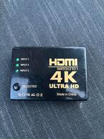 HDMI Switch 3 naar 1 – 4K Ultra HD, Ophalen of Verzenden, Gebruikt