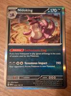 Nidoking - Mew - 034/165 - Pokemon kaart. Holo Rare, Ophalen of Verzenden, Zo goed als nieuw, Losse kaart