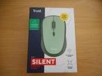 Trust YVI+ Eco Silent Wireless muis groen + muispad NIEUW, Computers en Software, Muizen, Muis, Rechtshandig, Nieuw, Draadloos