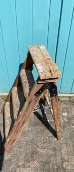 Brocant oud houten trapje, Antiek en Kunst, Curiosa en Brocante, Ophalen