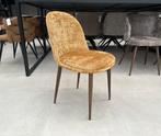 Egg Chair Gold - Caramel - Mink - Cream goedkoopste van NL, Ophalen of Verzenden, Nieuw, Velvet harde stof egg stoel eetkamer sale interieur woonkamer