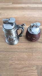 Vintage Aanstekers - Bierpul & Hout, Verzenden, Gebruikt, Aansteker