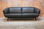 ZGANieuw! grijze leren Leolux Ascana bank elect verstelbaar, Leolux, Leolux, Design, 150 tot 200 cm