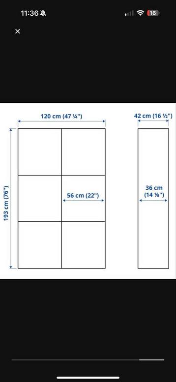 Besta kledingkast van Ikea - afbeelding 7
