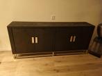 Dressoir kast Black Bonito Zilver, Ophalen, Zo goed als nieuw, Minder dan 50 cm, Minder dan 50 cm