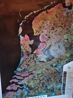 SATELLIET  LANDKAART  NEDERLAND, Boeken, Atlassen en Landkaarten, Ophalen, 1800 tot 2000, Nederland, Landkaart