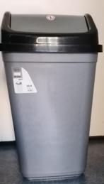 Afvalbak 50 liter Favori Violett  zilver/grijs € 12,00, Kunststof, Gebruikt, 50 tot 75 cm, 40 liter of meer