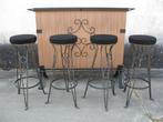 Cocktailbar '60s ( Retro/Vintage/Design ), Ophalen, Gebruikt, Inclusief barstoelen