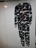 Onesie legerprint groen maat 164/170, Gebruikt, Ophalen