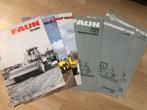 6 folders FAUN Graders, Ophalen of Verzenden, Zo goed als nieuw