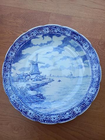 Wandbord Boch “du Chattel” (Diameter 39,5 cm) beschikbaar voor biedingen