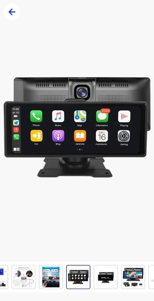 Davilon Apple carplay / Android auto scherm 10 inch, Auto diversen, Carkits, Zo goed als nieuw, Ophalen of Verzenden