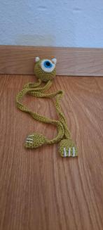 Mike wazowski (monsters inc) boekenlegger gehaakt, Hobby en Vrije tijd, Breien en Haken, Ophalen of Verzenden, Nieuw, Haken, Overige typen