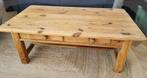 Rustieke antieke grenen tafel – massief hout, 2 lades, Ophalen