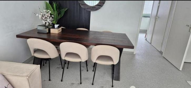 Eetafel, Huis en Inrichting, Complete eetkamers, Zo goed als nieuw, Ophalen of Verzenden