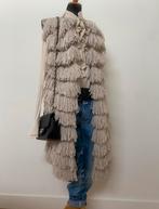 TABARONI CASHMERE lang vest wol/cashmere maat 44, Kleding | Dames, Tabaroni cashmere, Beige, Maat 42/44 (L), Ophalen of Verzenden