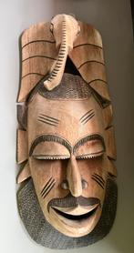 Afrikaans masker houtsnijwerk, Antiek en Kunst, Ophalen of Verzenden