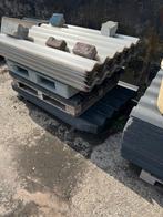 Golfplaten 160cm lang, Doe-het-zelf en Verbouw, Dakpannen en Dakbedekking, Ophalen, Gebruikt, Zwart, 15 m² of meer