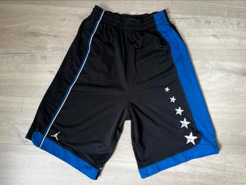 Jordan Basketbal Shorts Zwart/ Blauw Maat M beschikbaar voor biedingen