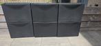 Ikea trones schoenenbakken zwart 2 stuks, Ophalen of Verzenden, Gebruikt