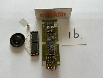 Marklin Delta 10 decoder op print met geluid beschikbaar voor biedingen