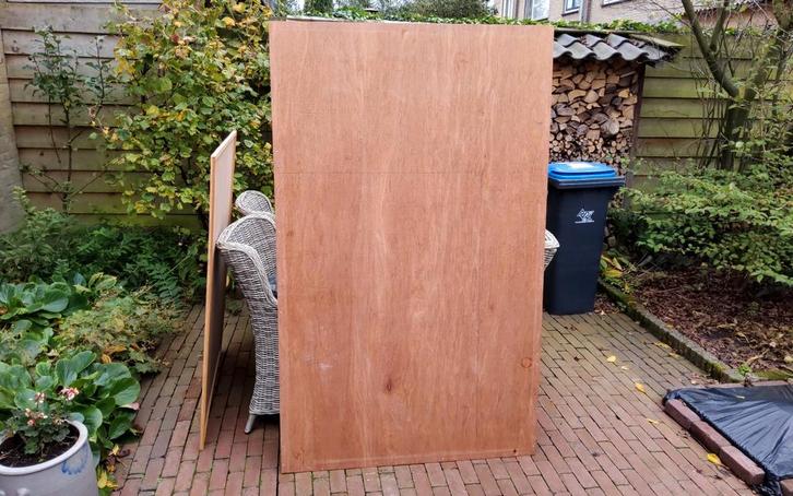 Multiplex plaat, Doe-het-zelf en Verbouw, Hout en Planken, Zo goed als nieuw, Plank, Overige houtsoorten, Minder dan 200 cm, Minder dan 25 mm