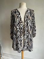 harper & eve blouse maat s zebra, Verzenden, Zwart, Zo goed als nieuw, Korte mouw