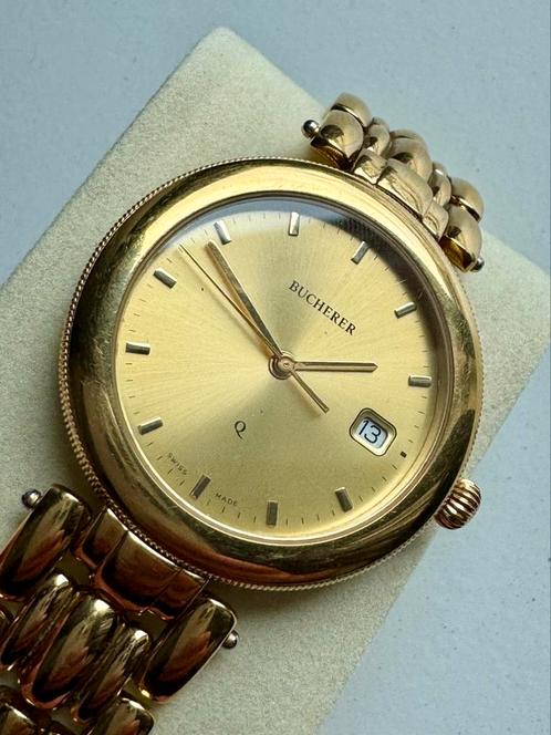 Bucherer Zwitsers Dames Uurwerk Goud, Sieraden, Tassen en Uiterlijk, Horloges | Dames, Gebruikt, Overige merken, Goud, Ophalen of Verzenden