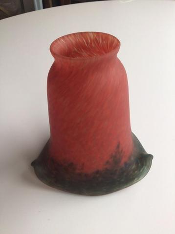 Lampenkapje glas pâte de verre art deco beschikbaar voor biedingen