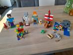 Lego minecraft, Complete set, Gebruikt, Lego, Ophalen