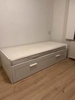 Brimnes Bed - Ikea, Huis en Inrichting, Slaapkamer | Bedden, Ophalen, Wit, Tweepersoons, Zo goed als nieuw