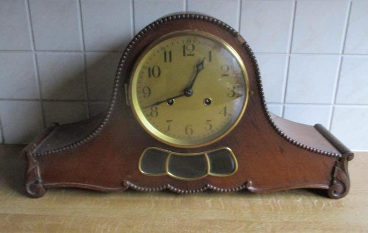 Klok schoorsteen mantel bim bam schouwklok slinger, Antiek en Kunst, Antiek | Klokken, Ophalen