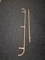 Gordijnrails met bocht, 130cm en een van 100cm, Huis en Inrichting, Ophalen of Verzenden