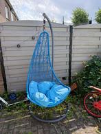 hangstoel blauw egg chair, Ophalen, Gebruikt