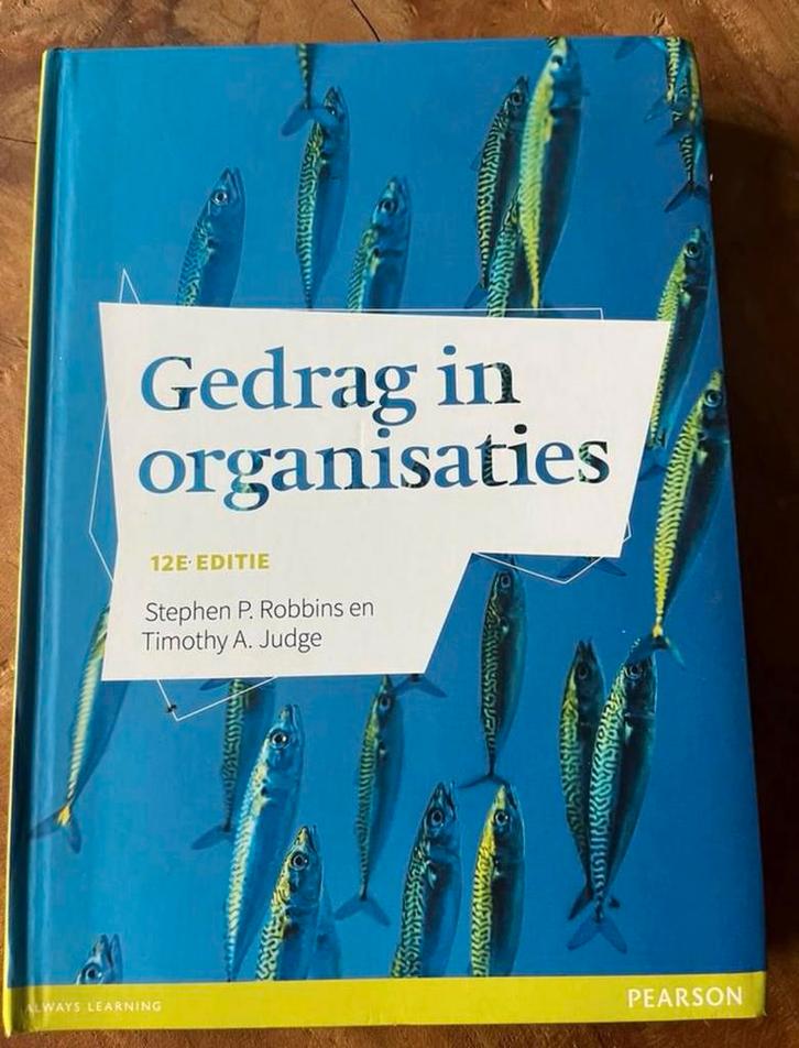 Stephen P. Robbins - Gedrag in organisaties met, Boeken, Schoolboeken, Zo goed als nieuw, Nederlands, Overige niveaus, Verzenden