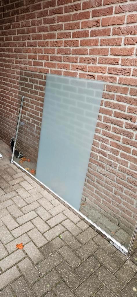 GRATIS Douchewand - Glaswand 200X120, Doe-het-zelf en Verbouw, Glas en Ramen, Gebruikt, Glasplaat, 120 tot 160 cm, 80 tot 120 cm