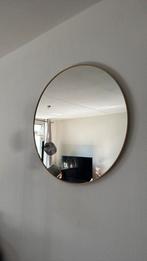 Gouden grote spiegel, Huis en Inrichting, Woonaccessoires | Spiegels, Ophalen, Rond, 50 tot 75 cm, Minder dan 100 cm
