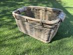 Basil Denton Small rotan fietsmand, Fietsen en Brommers, Fietsaccessoires | Fietsmanden, Ophalen of Verzenden, Gebruikt, Fietsmand