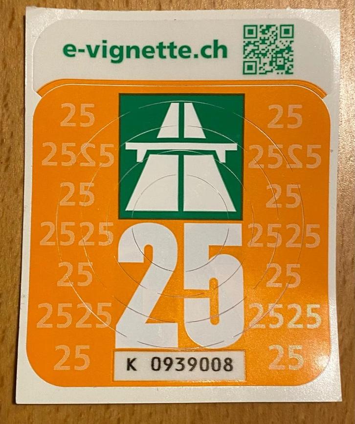 Vignet Zwitserland 2025, Tickets en Kaartjes, Autovignetten, Drie personen of meer