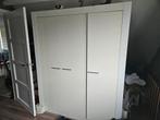 Witte hoogglans kledingkast, Ophalen, Gebruikt, 200 cm of meer, 150 tot 200 cm
