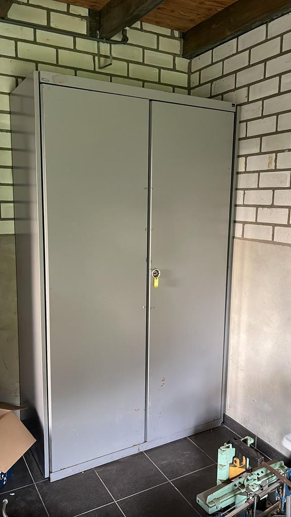 Gispen archiefkast - Industrieel design, Huis en Inrichting, Kasten | Roldeurkasten en Archiefkasten, Gebruikt, 150 tot 200 cm