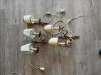 Drie schemerlampen voor aan de muur, Huis en Inrichting, Lampen | Wandlampen, Ophalen, Gebruikt