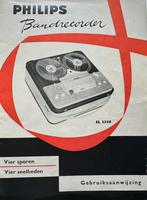 Prachtige vintage bandrecorder van Philips, EL3549, 4 sporen, Audio, Tv en Foto, Bandrecorders, Ophalen of Verzenden