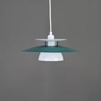 Groene Deense design hanglamp - retro uitstraling, Ophalen of Verzenden, Zo goed als nieuw, Metaal, Deens design